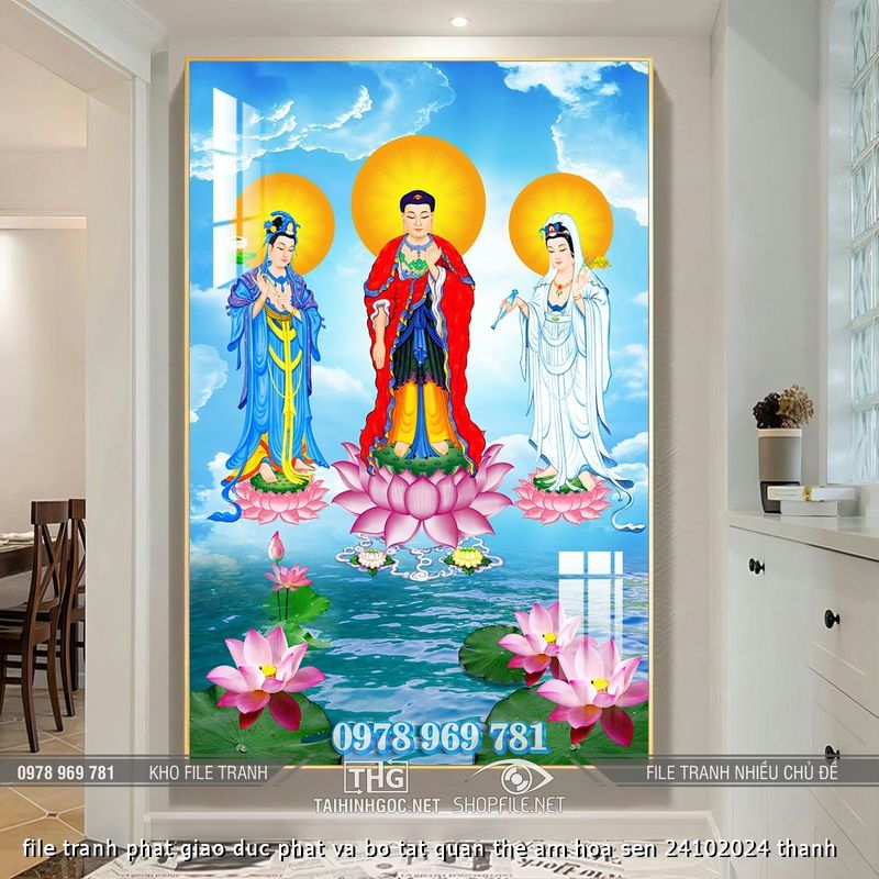 file tranh phat giao duc phat va bo tat quan the am hoa sen 24102024 thanh