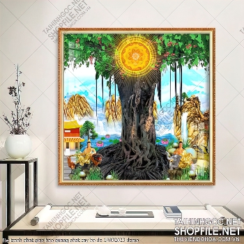 file tranh phat giao hao quang phat cay bo de 14032023