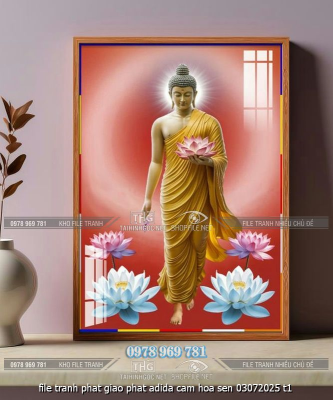 file tranh phat giao phat adida cam hoa sen 03072025 t1