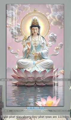 file tranh phat giao phong thuy phat quan am 18102025 vy