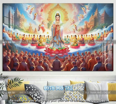 file tranh phat giao phong thuy phat quan am va cac mon do 27102025 vy