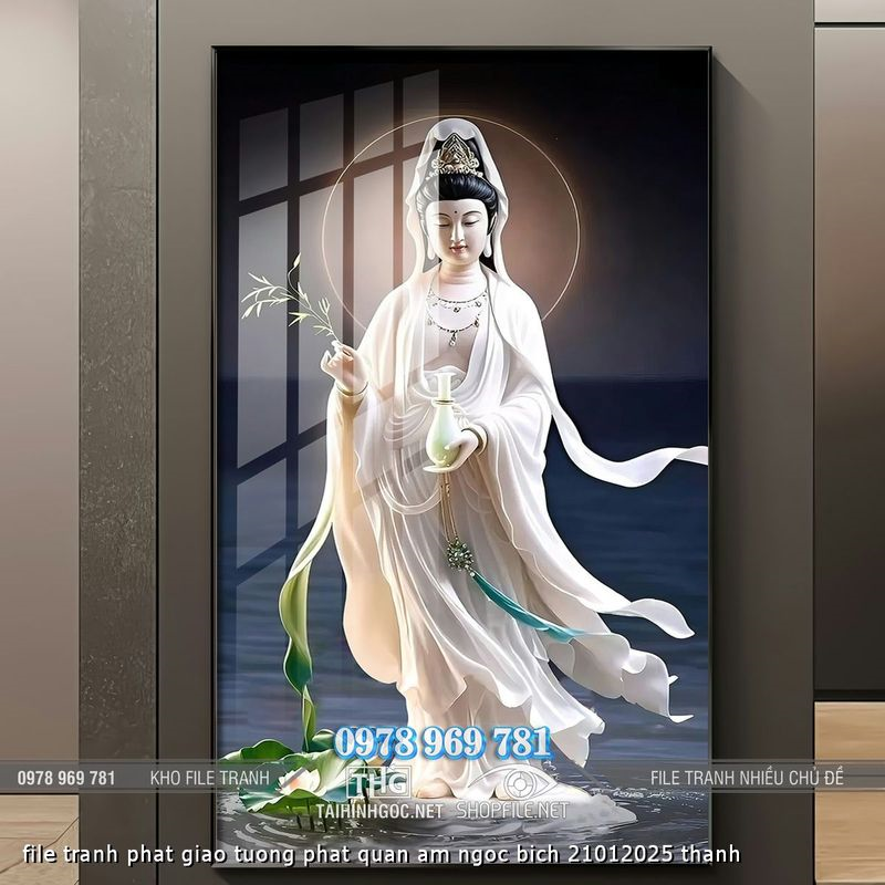 file tranh phat giao tuong phat quan am ngoc bich 21012025 thanh