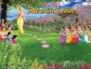 file tranh phat giao vuon lam ty ny duc phat ra doi