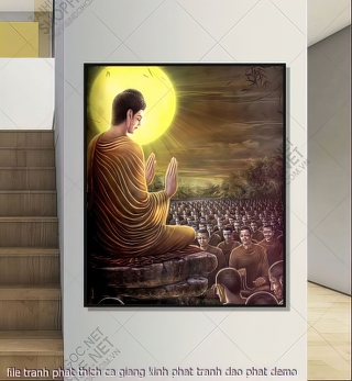 file tranh phat thich ca giang kinh phat tranh dao phat