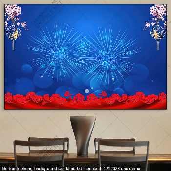 file tranh phong background san khau tat nien xanh 1212023 dao