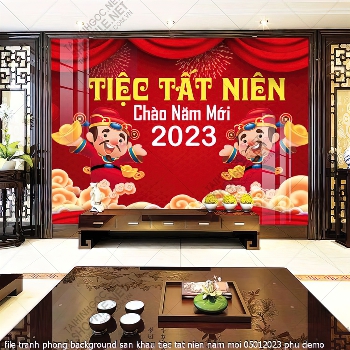 file tranh phong background san khau tiec tat nien nam moi 05012023 phu