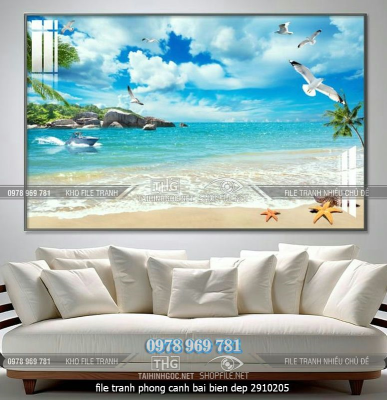 file tranh phong canh bai bien dep 2910205