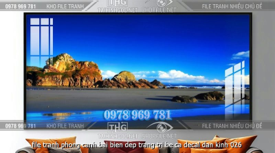 file tranh phong canh bai bien dep trang tri be ca decal dan kinh 026