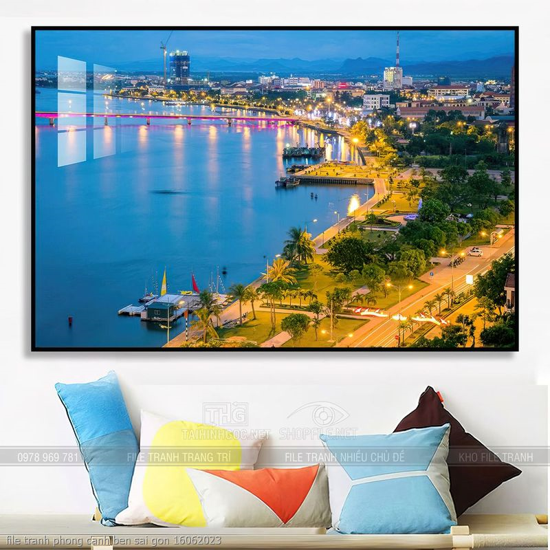 file tranh phong canh ben sai gon 16062023