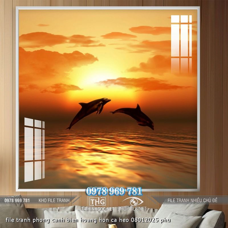 file tranh phong canh bien hoang hon ca heo 08012025 phu