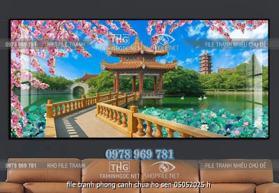 file tranh phong canh chua ho sen 05052025 h