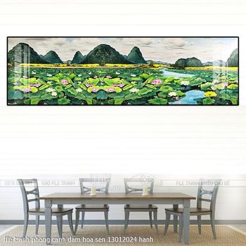 file tranh phong canh dam hoa sen 13012024 hanh