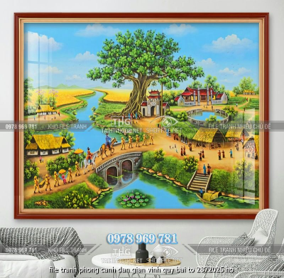 file tranh phong canh dan gian vinh quy bai to 2872025 ho