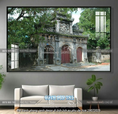 file tranh phong canh decor di tich lich su phu de hue 19072025