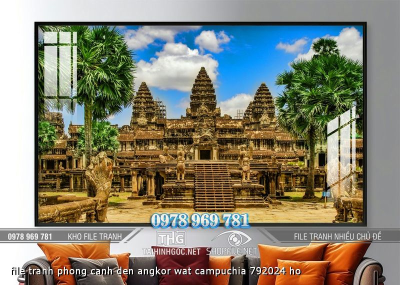 file tranh phong canh den angkor wat campuchia 792024 ho
