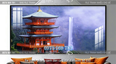 file tranh phong canh den ca decal dan kinh 6d 032