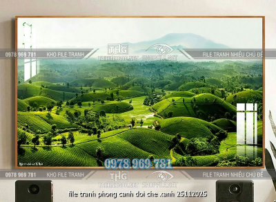 file tranh phong canh doi che xanh 25112025
