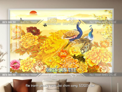file tranh phong canh doi chim cong 522025 dat
