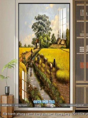 file tranh phong canh dong que con duong lang 17072024 phu