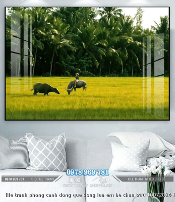 file tranh phong canh dong que dong lua em be chan trau 10072024 hanh
