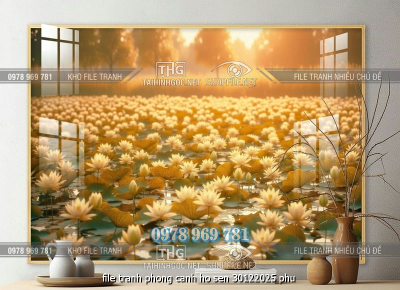 file tranh phong canh ho sen 30122025 phu