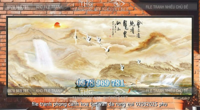file tranh phong canh hoa tiet van da rung nui 02082025 phu