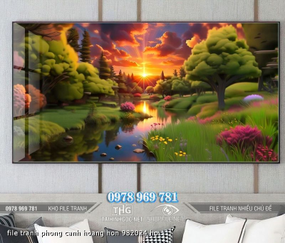 file tranh phong canh hoang hon 982024 ho
