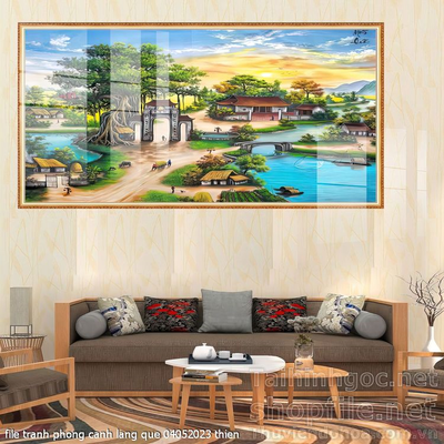 file tranh phong canh lang que 04052023 thien