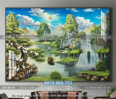file tranh phong canh nui non chim hac son thuy son dau 01122025 phu