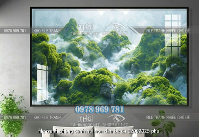 file tranh phong canh nui non dan be ca 12092025 phu