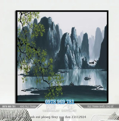 file tranh phong canh nui phong thuy son dau 23112024