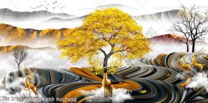 file tranh phong canh nui rung