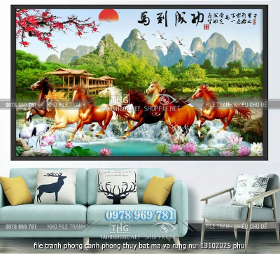 file tranh phong canh phong thuy bat ma va rung nui 13102025 phu