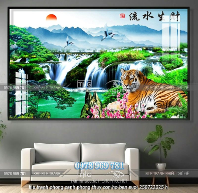 file tranh phong canh phong thuy con ho ben suoi 250722025 h