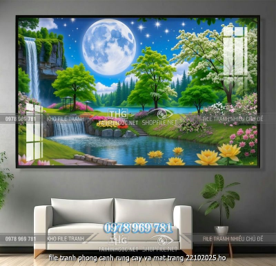 file tranh phong canh rung cay va mat trang 22102025 ho