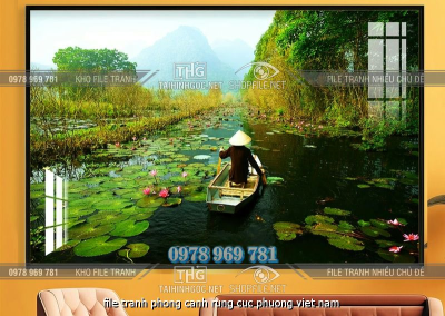 file tranh phong canh rung cuc phuong viet nam