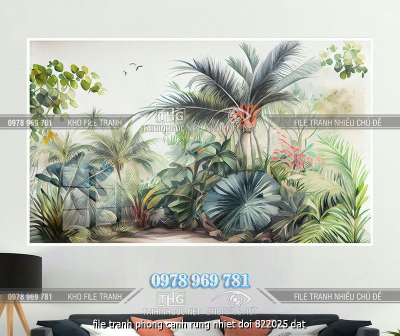 file tranh phong canh rung nhiet doi 822025 dat