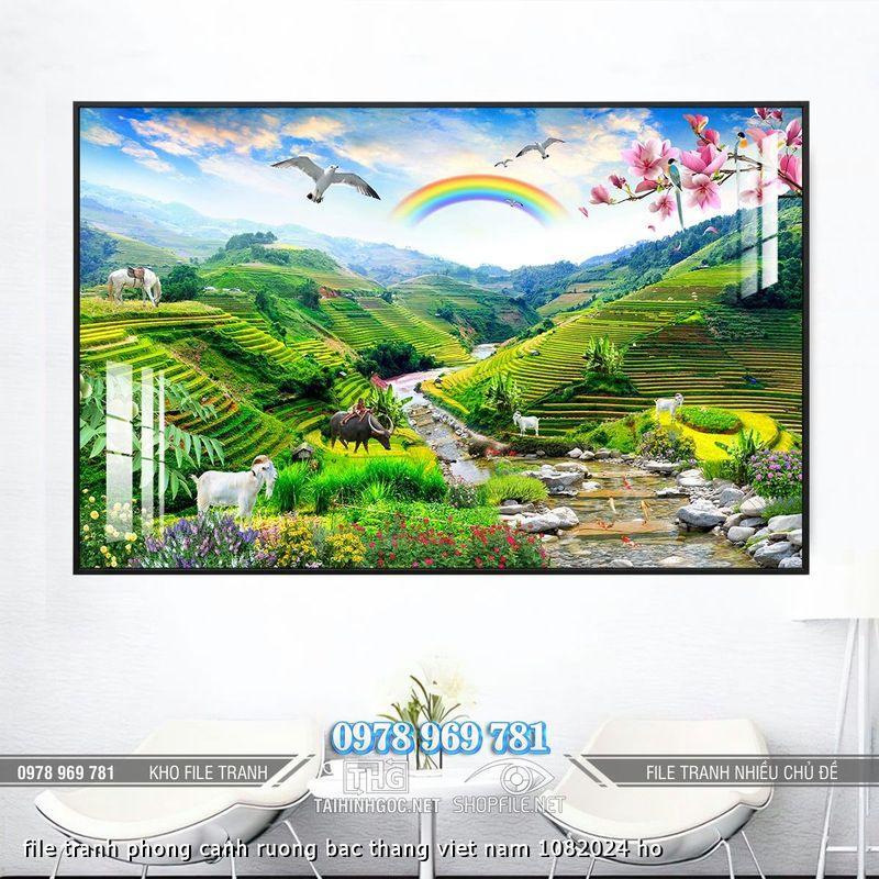 file tranh phong canh ruong bac thang viet nam 1082024 ho
