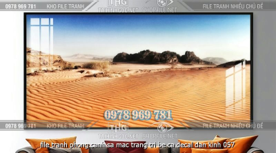 file tranh phong canh sa mac trang tri be ca decal dan kinh 057