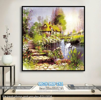 file tranh phong canh son dau 07112024