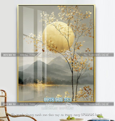 file tranh phong canh son dau cay va trang vang 07022026 hanh