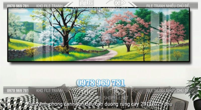 file tranh phong canh son dau con duong rung cay 29112025 phu