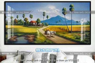 file tranh phong canh son dau vung que cham pa 07102025