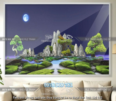 file tranh phong canh son thuy trang tri be ca decal dan kinh 12d 022