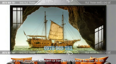 file tranh phong canh tau danh ca trang tri be ca decal dan kinh 5d 005