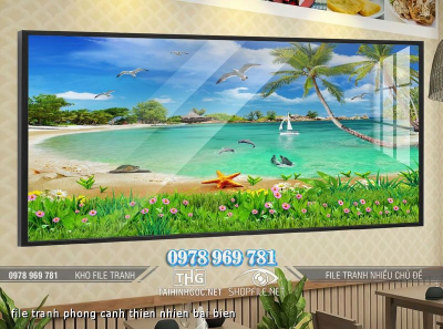 file tranh phong canh thien nhien bai bien