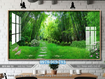 file tranh phong canh thien nhien rung tre 1112025 ho