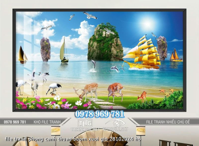 file tranh phong canh thuan buom xuoi gio 28102024 ho