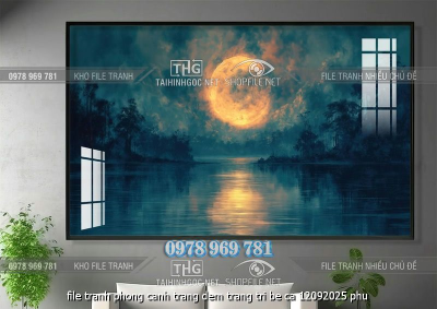 file tranh phong canh trang dem trang tri be ca 12092025 phu