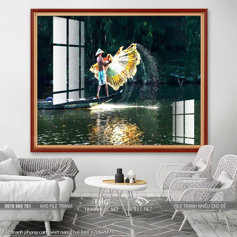 file tranh phong canh viet nam chai luoi 12062024